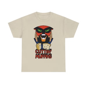 Brak Cuttin' Muffins Unisex zwaar katoenen T-shirt | Grappig overhemd | Verjaardagscadeau | Cadeau voor hem | Cadeau voor haar | Stoer overhemd | Retro Cartoon-shirt