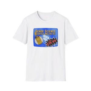 Senor Science Brak | Witziges Shirt | Geburtstagsgeschenk | Geschenk für Ihn | Geschenk für Sie | Cooles Shirt | Retro Cartoon Shirt Unisex Softstyle T-Shirt