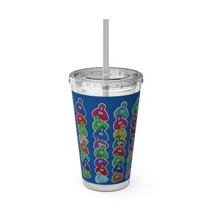 Gorilla Tag Sunsplash Tumbler with Straw, 16oz