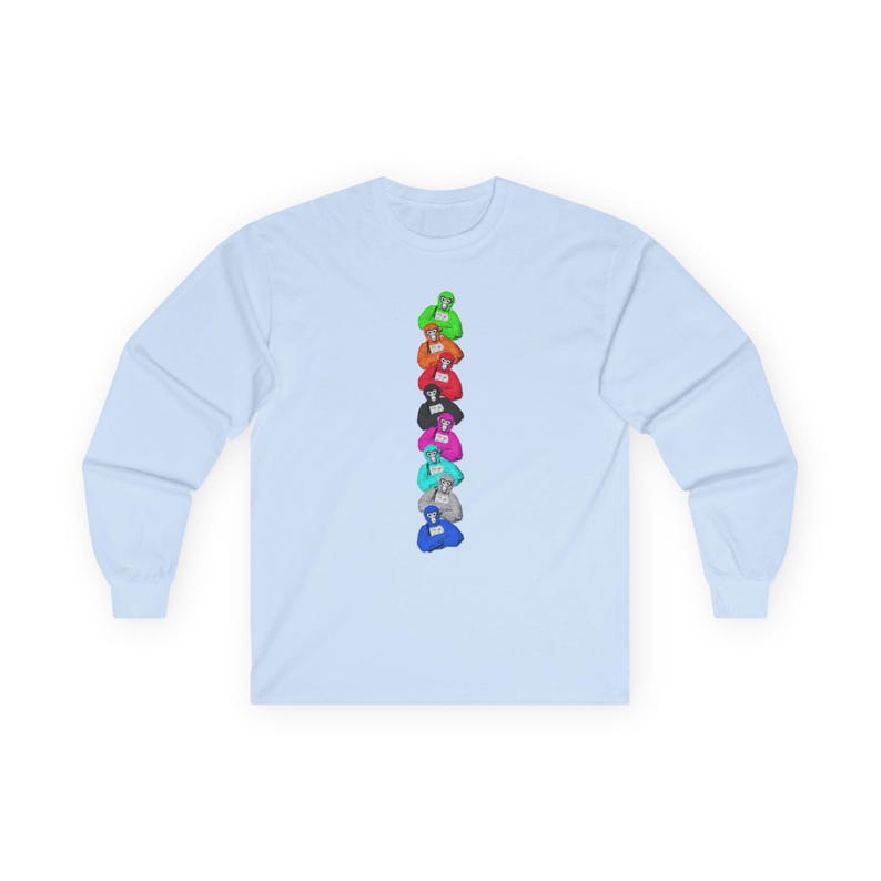 Gorilla Tag Ultra Cotton Long Sleeve Tee VR Video Game Gift T-shirt Birthday Fun Party Adult image 10