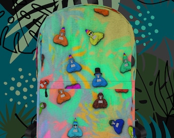 Sac à dos original avec étiquette Gorilla - Résistant à l'eau, poche pour ordinateur portable, durable pour un usage quotidien et le sport