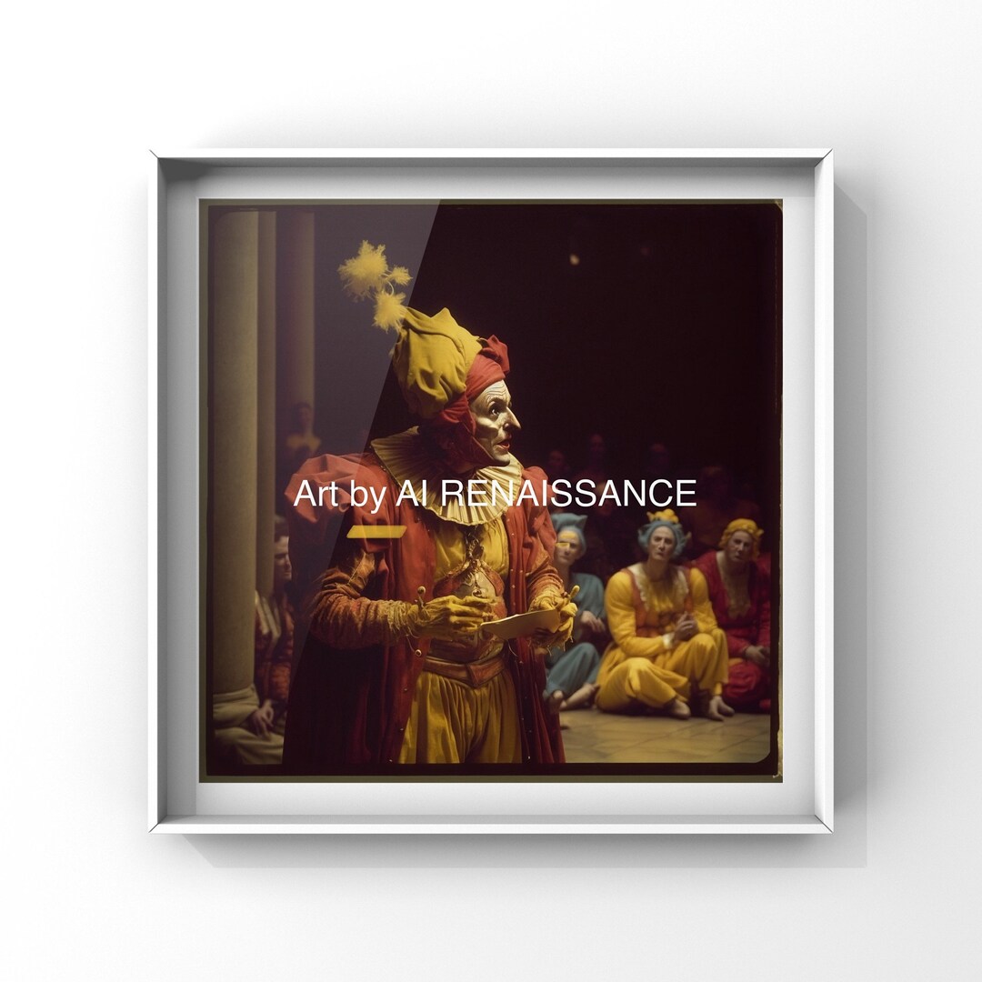 DIGITAL DOWNLOAD, AI, Baroque Inspired Original Jester Performance - Etsy