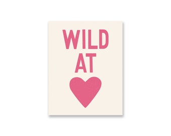 Wild At Heart | Carnation | Digital Print | Easy to Print | Print and hang in your home
