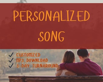 Custom Song Gift | Personalized Lyrics & Music (Digital Download)