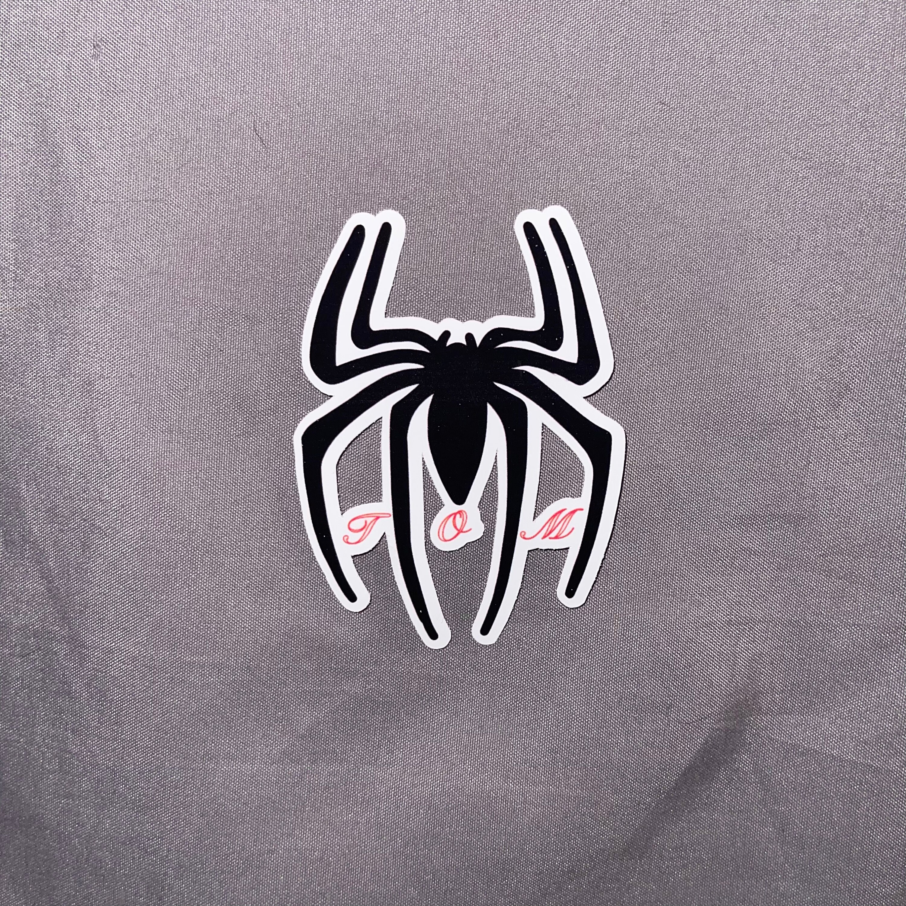 Spider Man Text Sticker Spider-man Stickers - Etsy