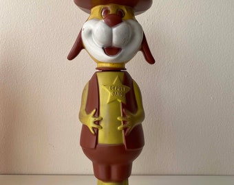 Deputy Dog Vintage  Empty Soaky Bubble Bath Toy - Rare Vintage 1960's Item