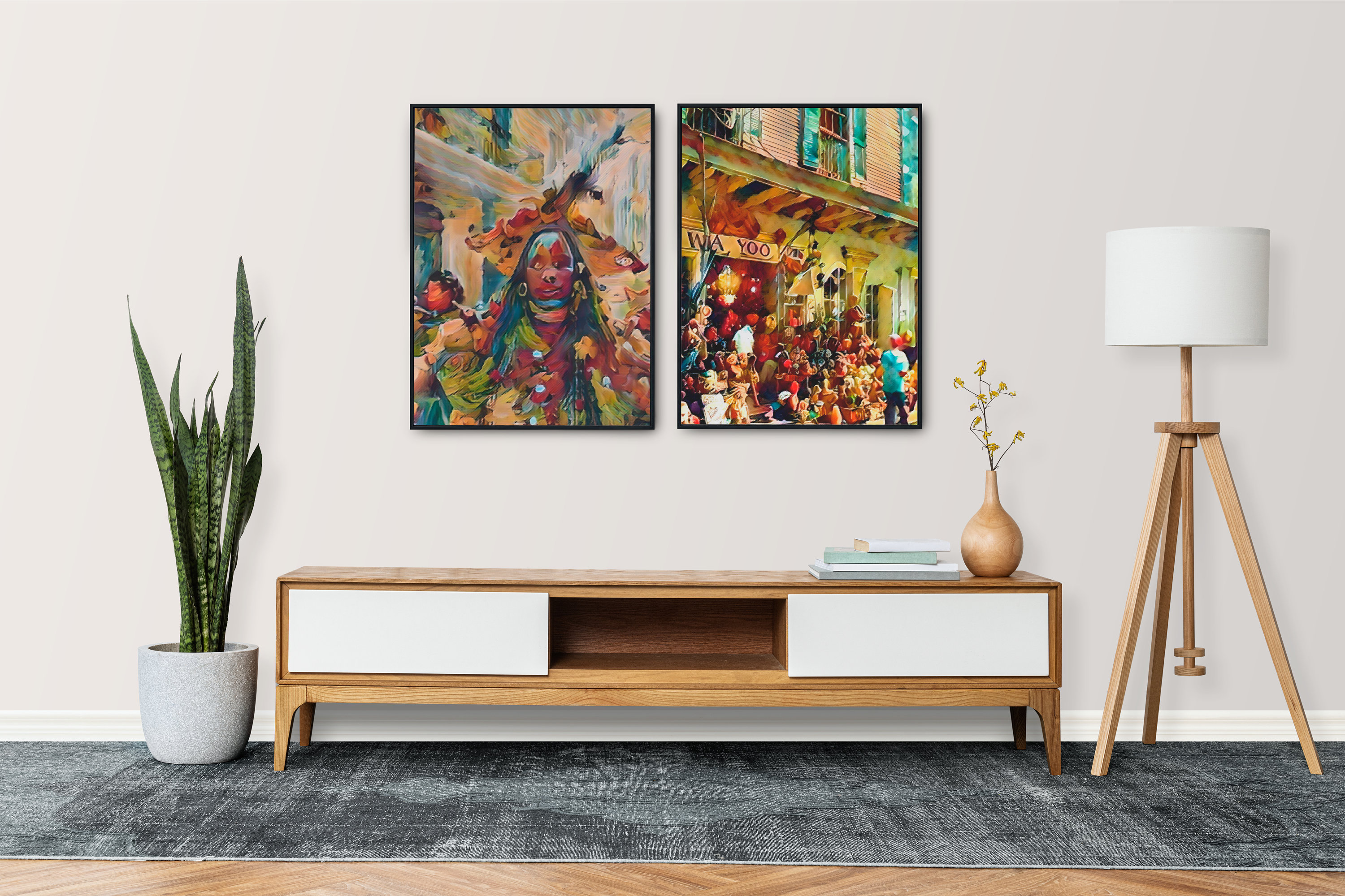 Nola Bundle Vintage Nola Wall Art French Quarter Art Nola Art Voodoo Art Mardi Gras Parades