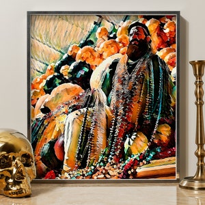 Mardi Gras dans New Orleans: Bourbon Street Art | French Quarter Art | Nola Art | Southern Charm | The Big Easy | Printable Download