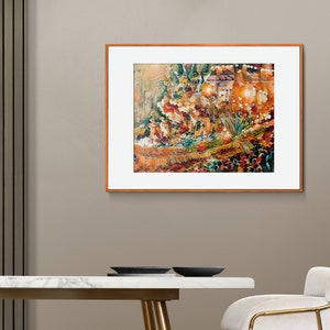 Krewe De Lis: Bourbon Street | French Quarter Printable | Nola Art | Southern Charm | Mardi Gras | Carnival and Parades | Digital Download