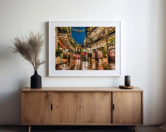 New Orleans Street Scape Print | French Quarter NOLA (Digital Download)