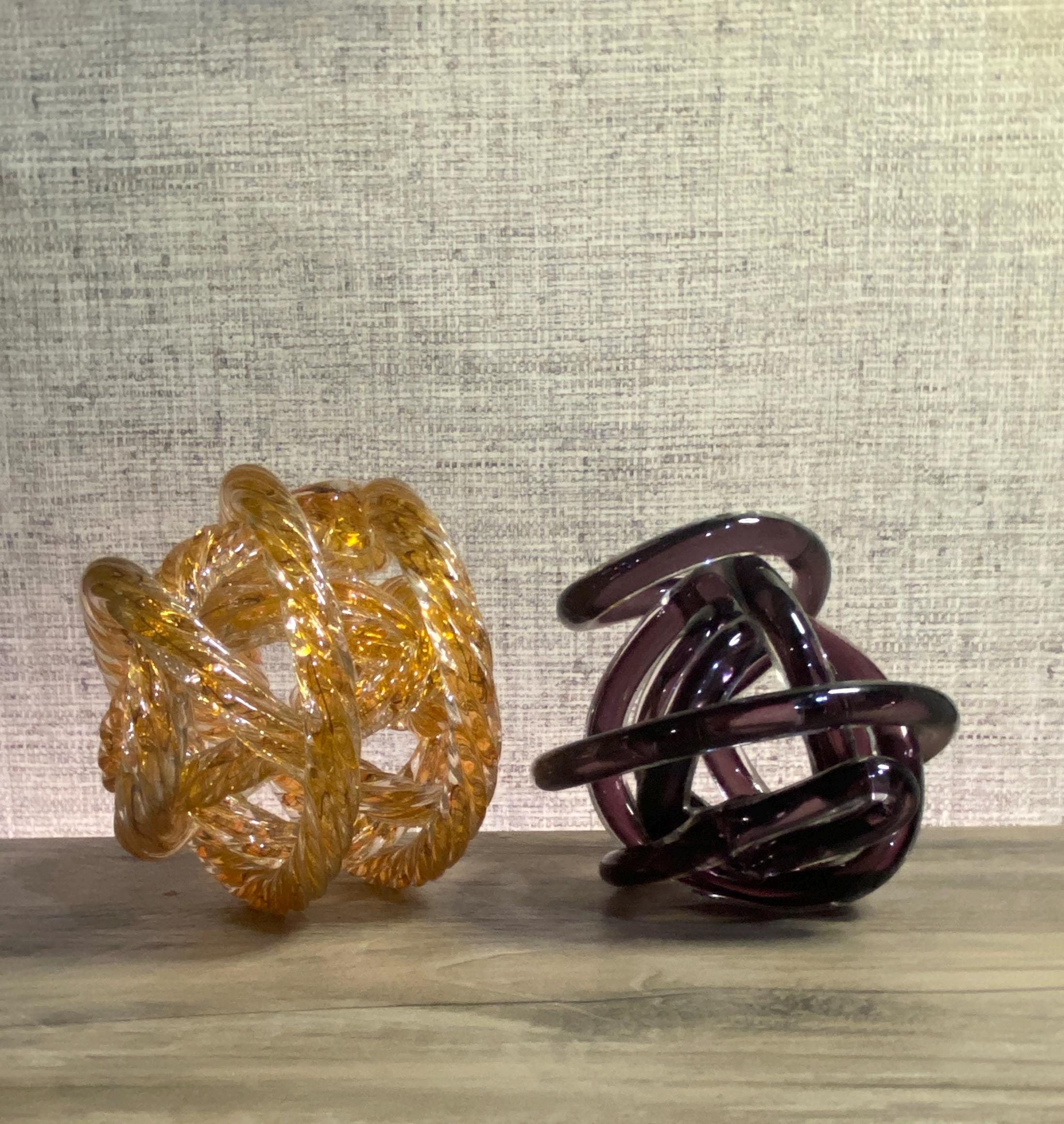 Zanetti Murano Glass Love Knot Sculpture | Handblown Art Glass - Etsy