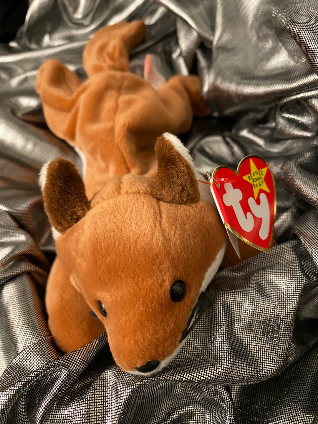 TY Beanie Baby SLY the Fox 8 Inch Rare Find 1990's Etsy