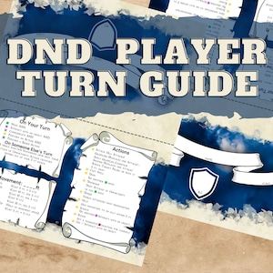 DnD Player Cheat Sheet D&D rules Dungeons and Dragons TTRPG DnD character Sheet Digital Rules