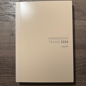 Hobonichi Techo Cousin Avec Books (January Start) A5 size / Daily