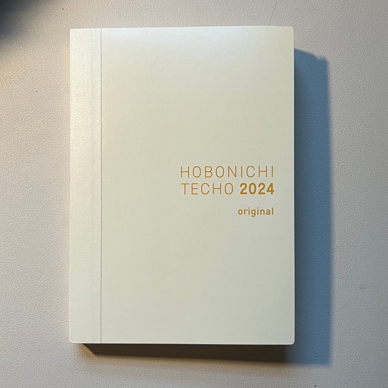 2024 Hobonichi English A6 Techo Original Book A6 Size/jan/mon Start