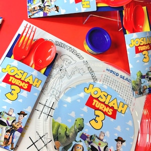Custom plates, Custom Kids Party Plates and Utensils, Personalized Birthday Tableware, custom kids table set, custom party plates