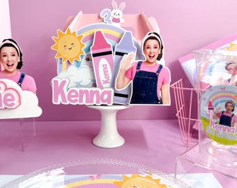 Ms. Rachel Party Gable Boxes: Personalized Birthday Favor Boxes