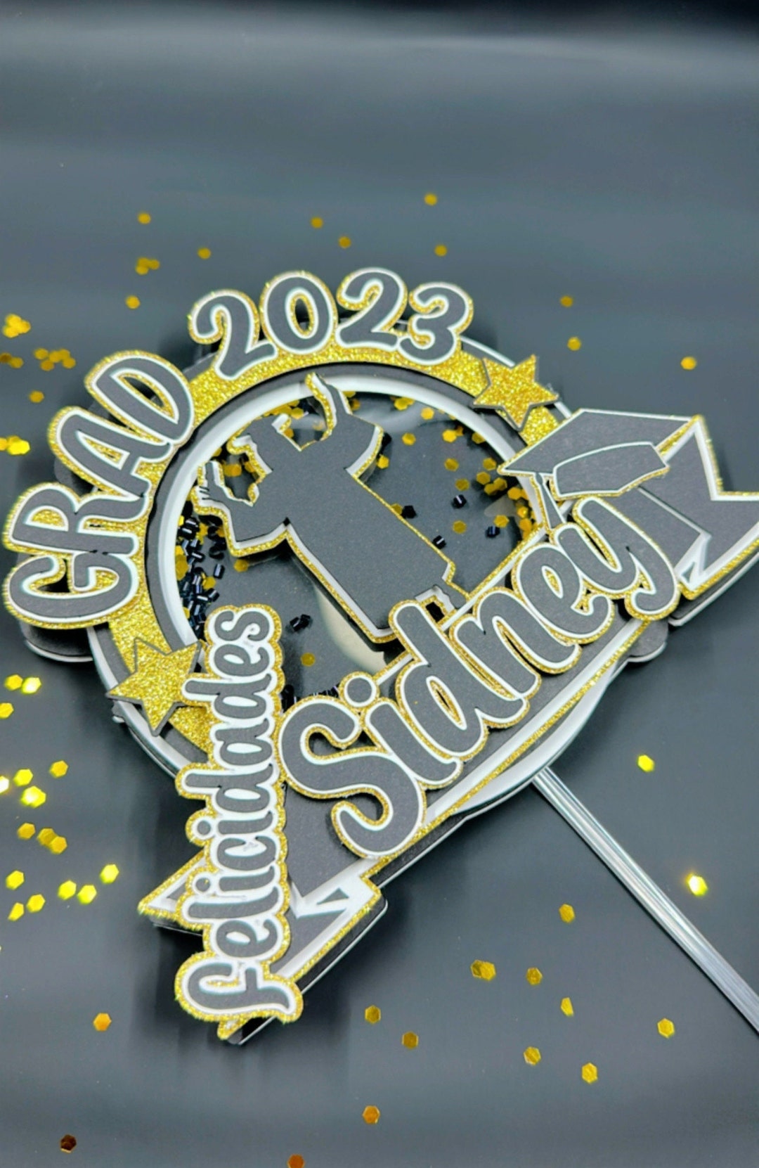 Graduation Cake Topper Graduation Decoration Graduation Party Congrats