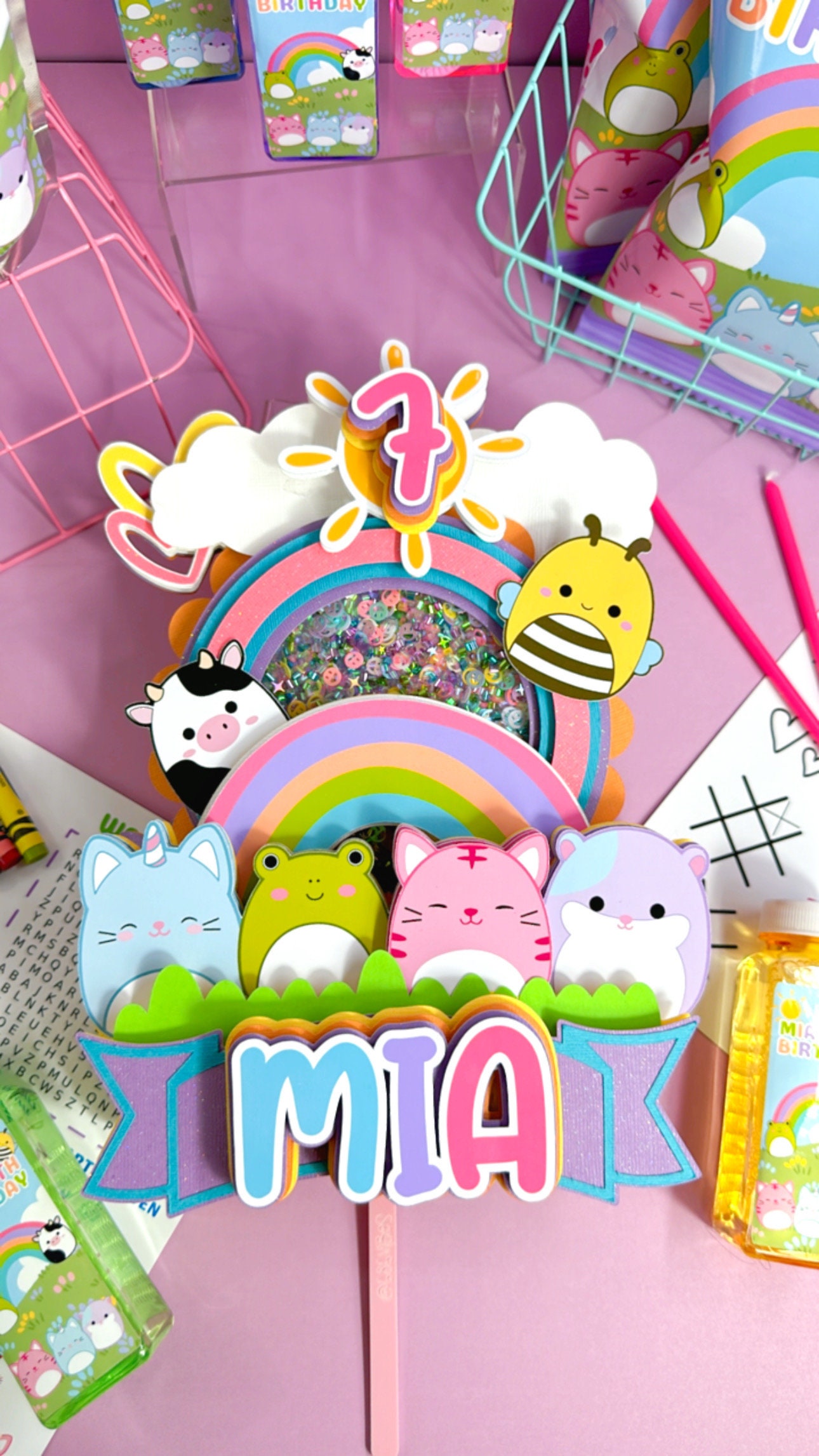 Squishmallow cake topper squishmallow birthday party squishmallows decoration squishmallow cake squishmallow party squishy
