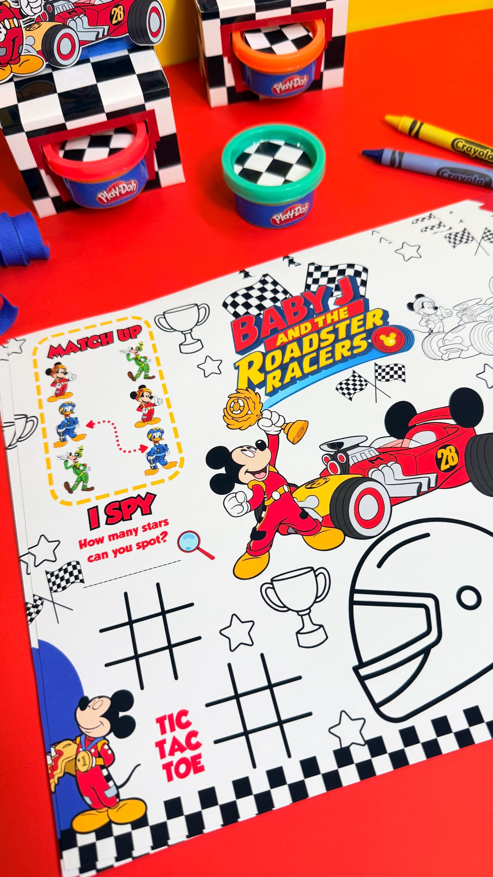 Mickey Roadster Racers Activity Sheets Printable. Mickey Coloring Pages ...
