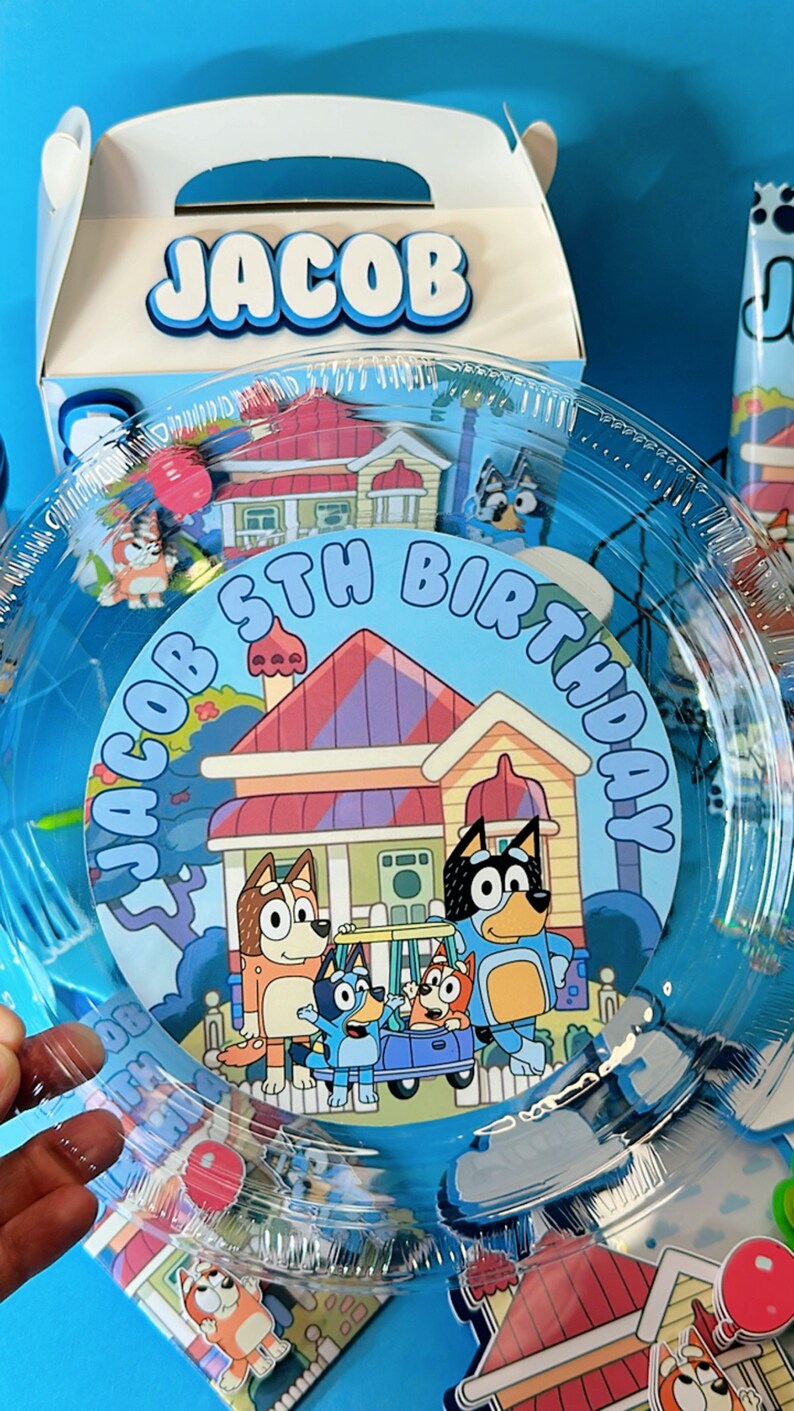 Custom Party Plates and Utensils Party Plates Birthday Etsy