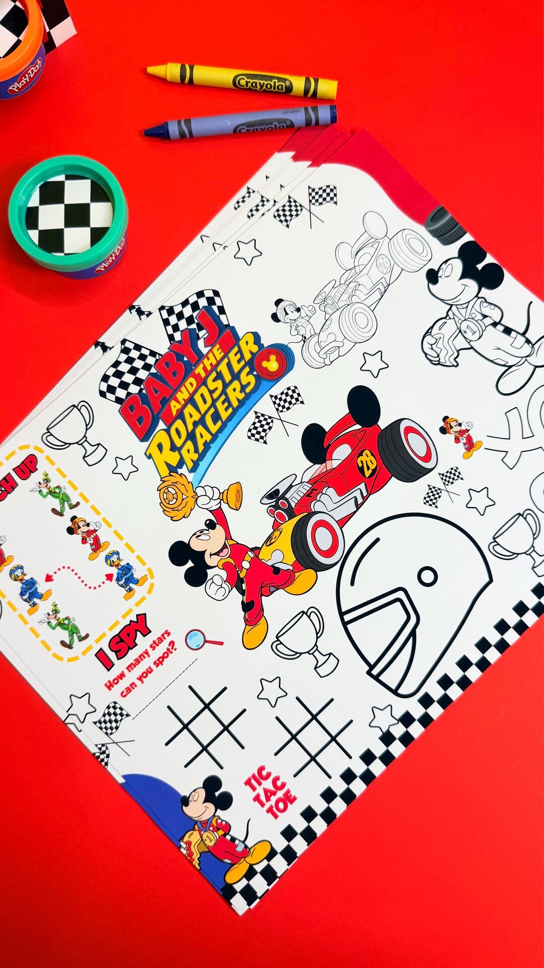 Mickey Roadster Racers Activity Sheets Printable. Mickey Coloring Pages ...