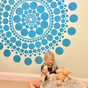 Iman Dotty removable, fabric Wall Stickers
