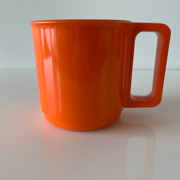 Seltene Vintage Rosti Orange Tasse, Design by Falle Uldall (#2311)