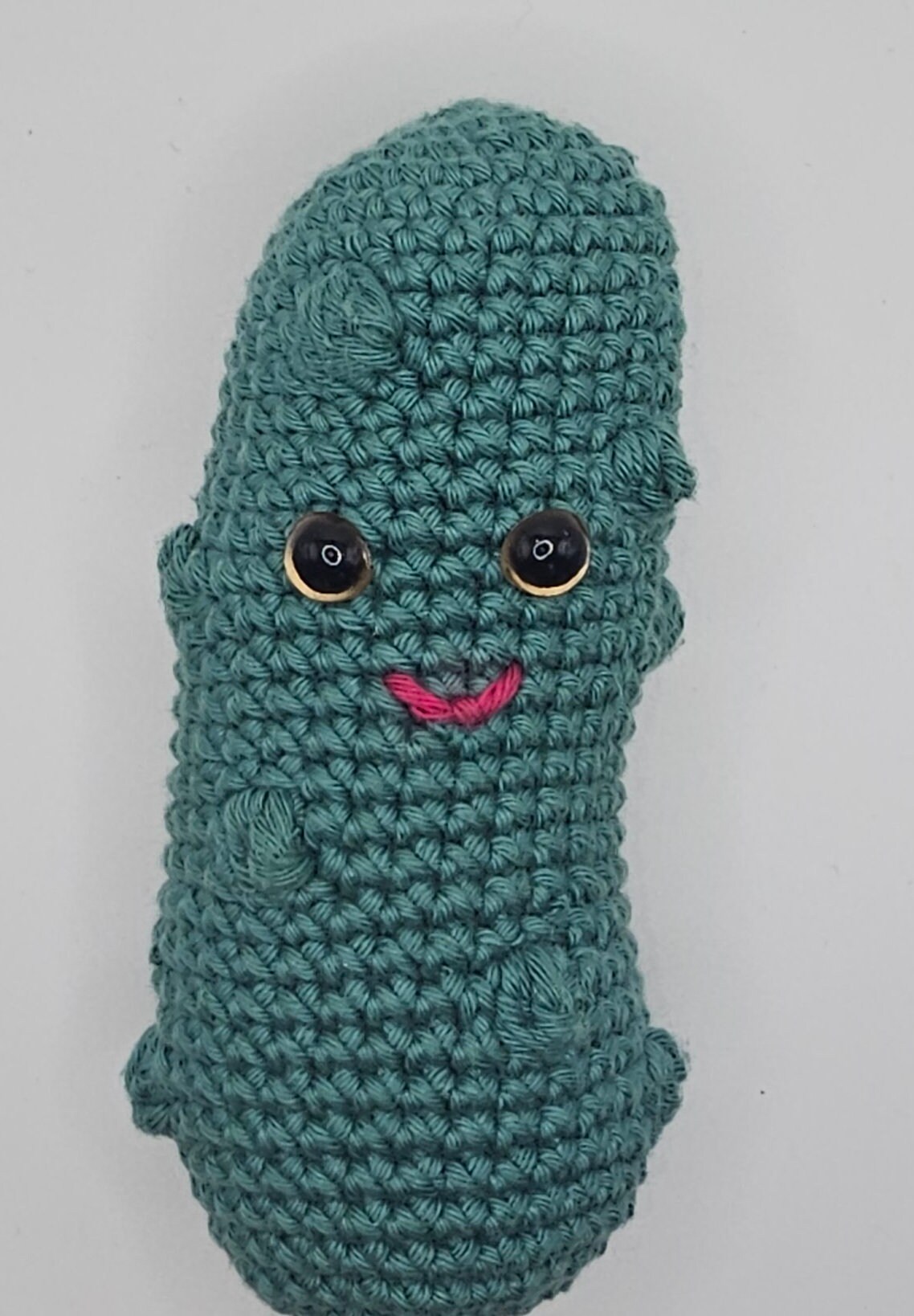 Emotional Support Pickle Crochet Pattern Instant Download PDF No Sew Kawaii  Amigurumi Play Food for Beginners, Fast, Easy, Great Gift 