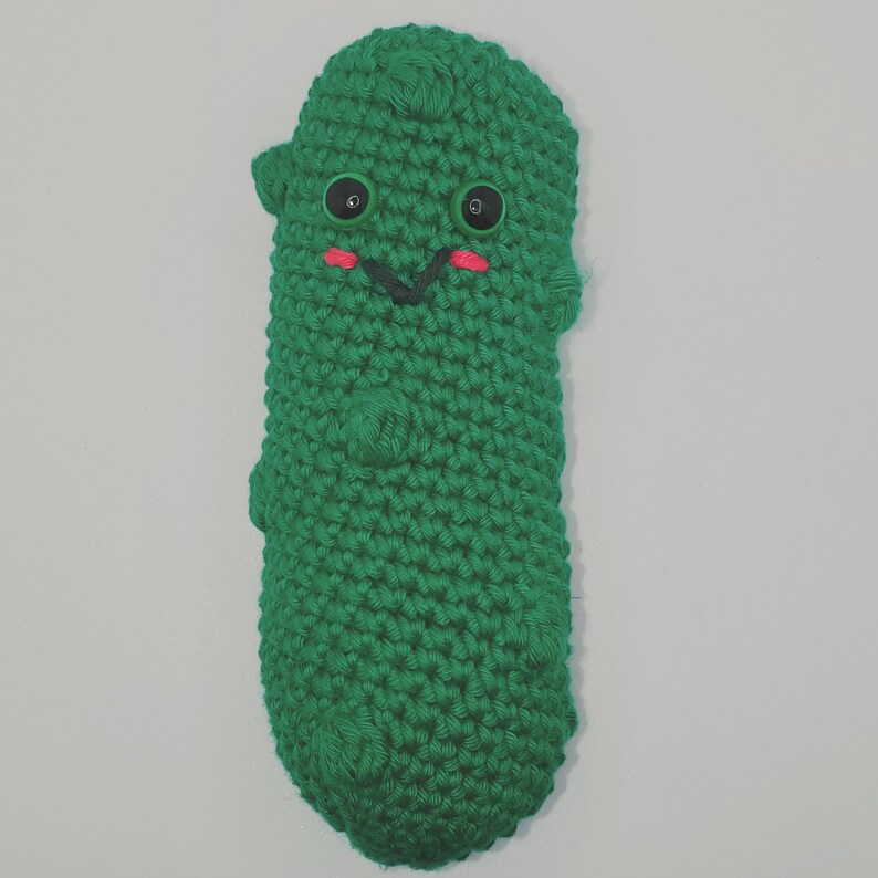Emotional Support Pickle Crochet Pattern Instant Download Etsy