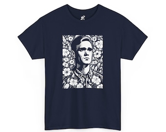 Morrissey in flowers T-shirt | Steven Patrick Morrissey tshirt | The Smiths t-shirt | Morrissey art | The Smiths print | Legendary Morrissey
