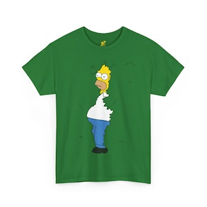 Homer Simpson meme T-shirt | Simpsons t-shirt | Homer Simpson into a bush | Simpsons meme merch | Simpsons fan apparel