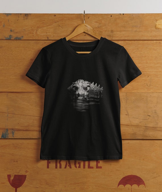 Albino crocodile T-shirt | White Crocodile | alligator tshirt | white alligator | Reptile t-shirt | hunter t-shirt | wildlife | predator top