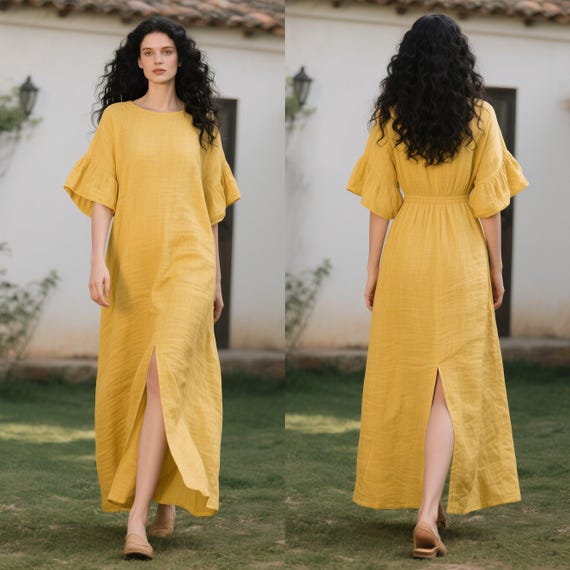 a line bubble dress High-Low A-Line Dress with Satin and Bubble Hem – M.R DESIGN main image 1
