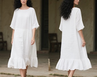 oversized kaftan midi dress Renewold Pink Floral Print Women Kaftan Dresses Plus Size Oversized Midi Dress for Summer Spring Elegant Caftan Lightweight Soft Flowy Swing Asian