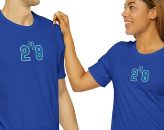 248 T-Shirt, area codes t-shirt, 248, Detroit Michigan, TWO FOUR EIGHT, (Blue Numbers With Silver Outline)