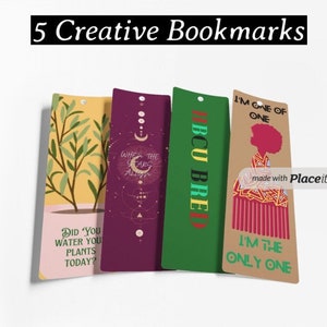 Printable Bookmarks | HBCU | Black Women| Astrology | Digital Bookmarks | Book Lovers
