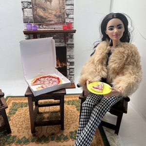 1:6 Scale Doll Accessories | Ice Cream | Pizza | Dishes