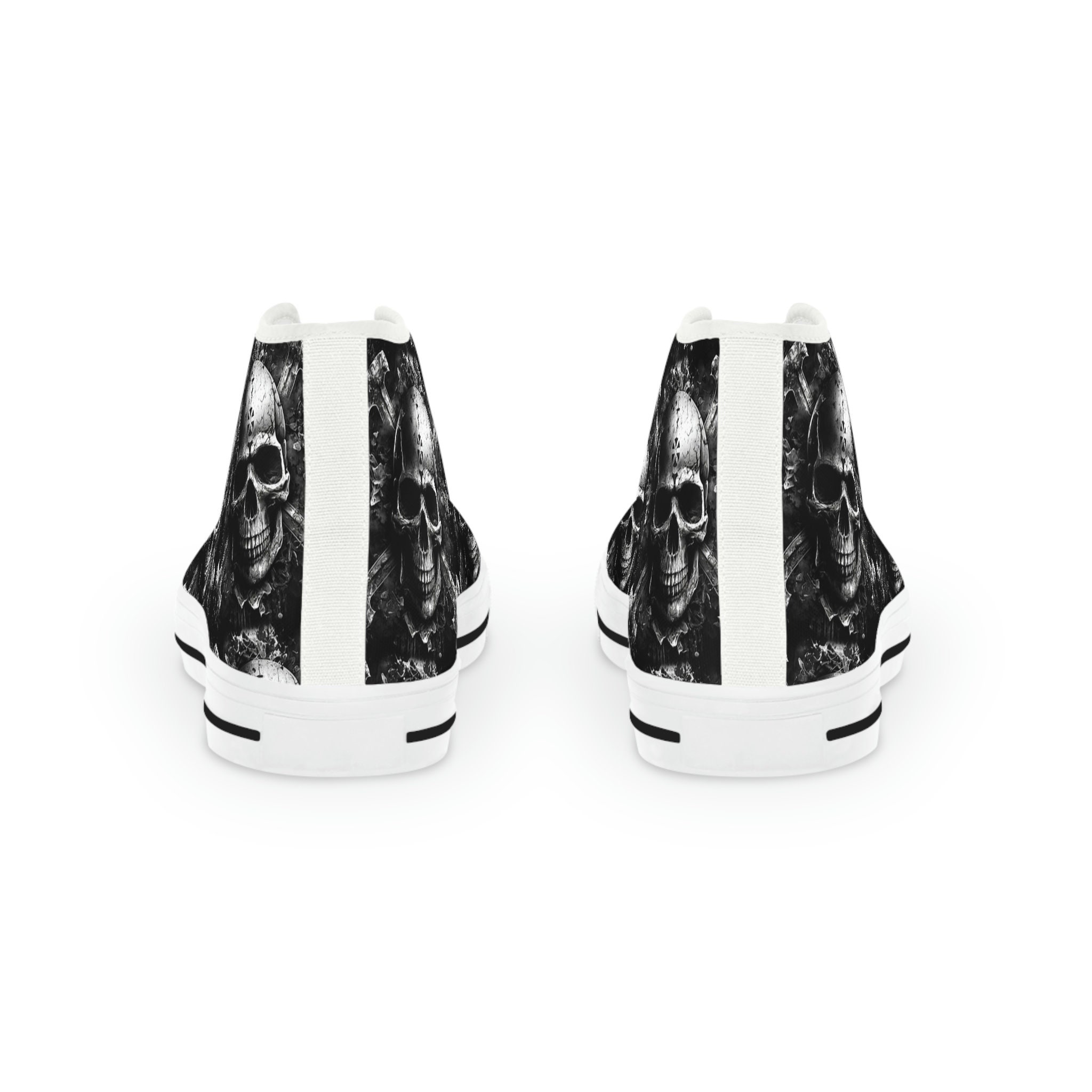 Discover Men's High Top Sneakers with Skull Design