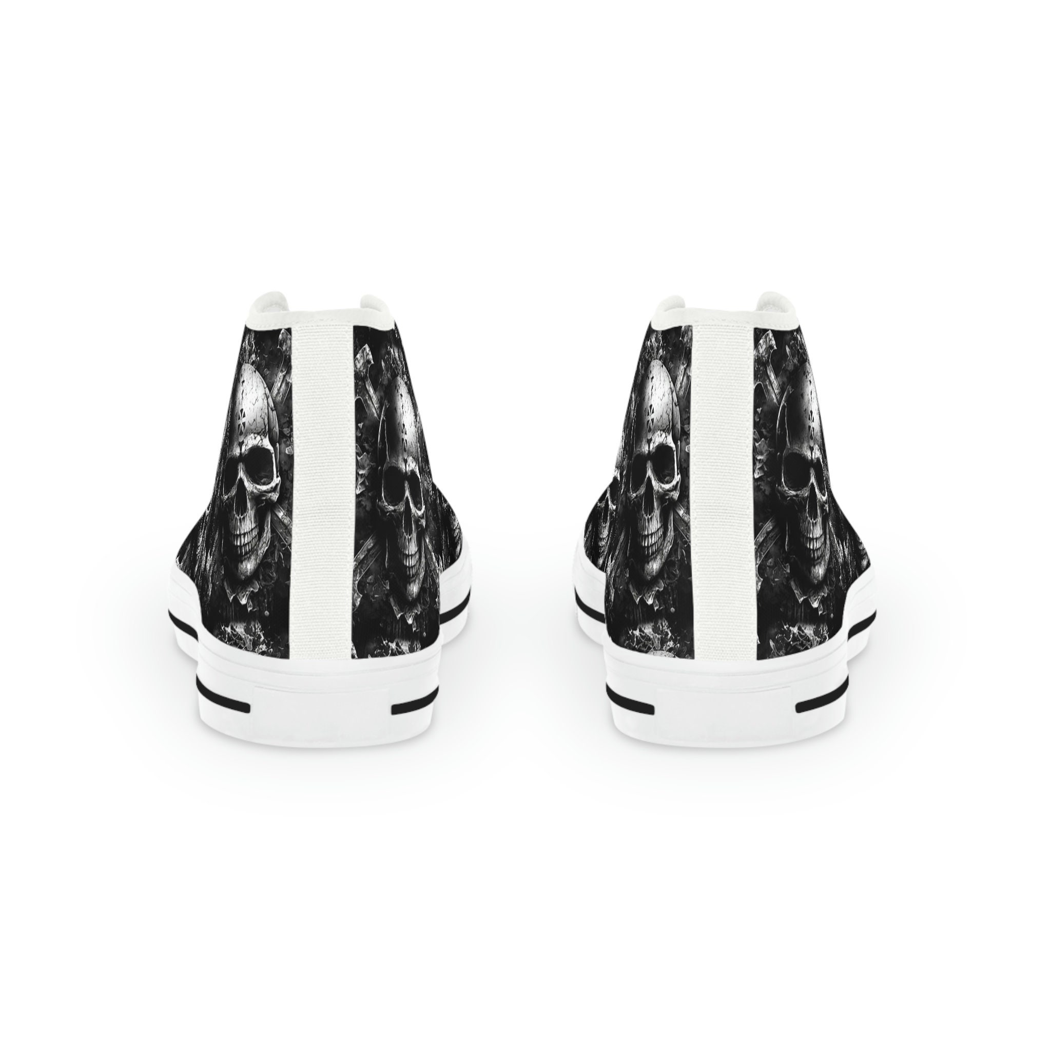 Discover Men's High Top Sneakers with Skull Design