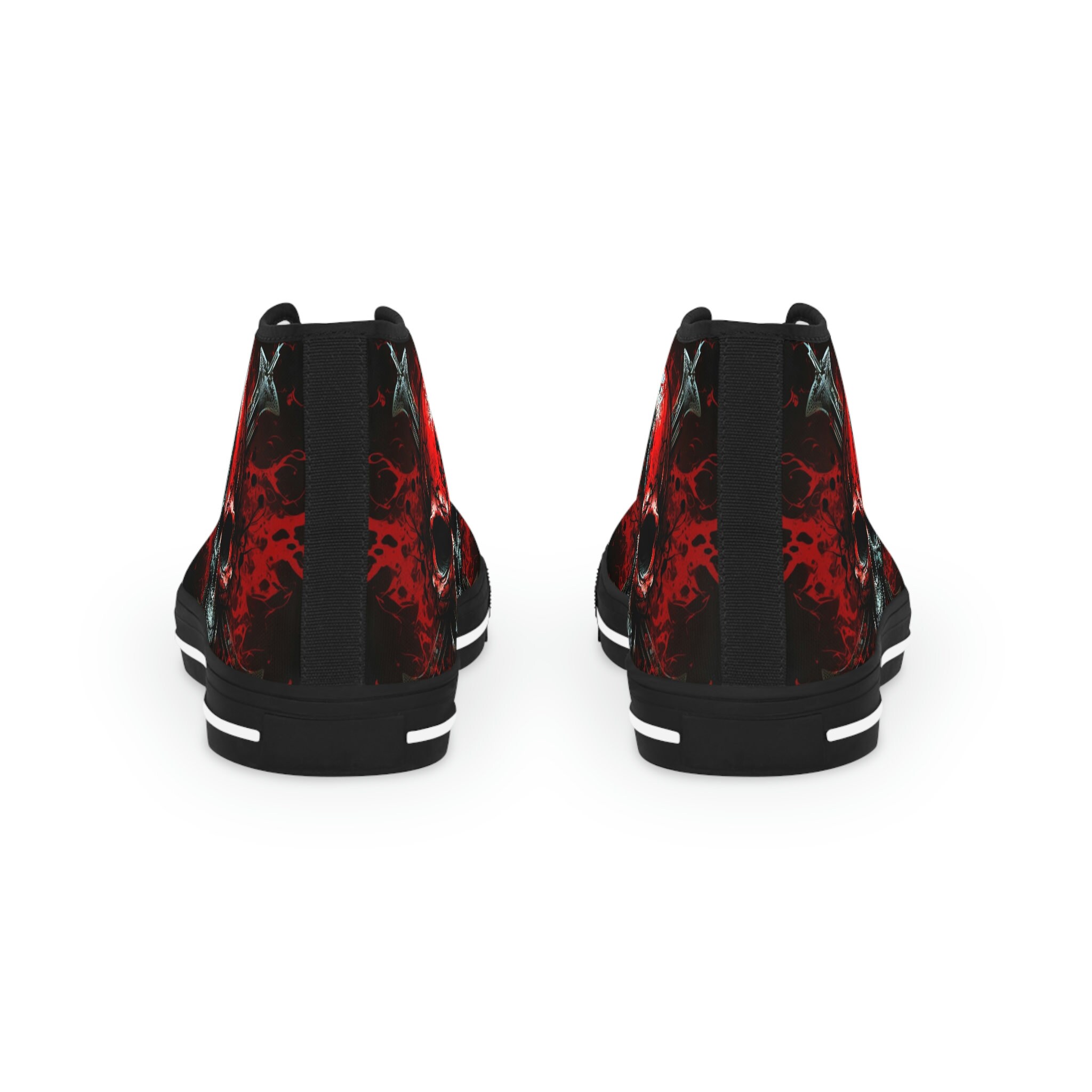 Discover Men's High Top Sneakers Skull Design