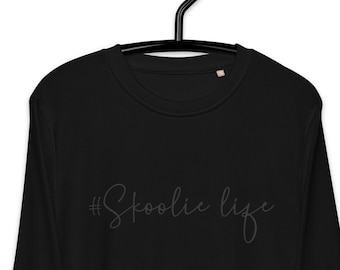 Skoolie Life Unisex Organic Sweatshirt, Organic Cotton Sweatshirt for Men and Women