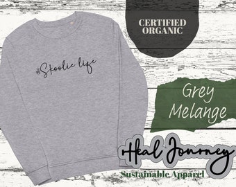 Skoolie Life Unisex Organic Sweatshirt, Organic Cotton Sweatshirt for Men and Women