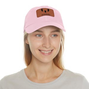 Messi Inter Miami Hat , Soccer Cap for Fans, MLS Lionel Messi soccer Hat, Pink & Black Game Day Gift, Adjustable Embroidered Hat