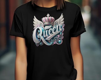 Queen Graphic T-Shirt: Women's Empowerment Tee