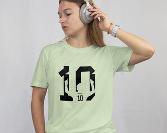 Lionel Messi Retro T-Shirt, Barcelona & Inter Miami Soccer Tee