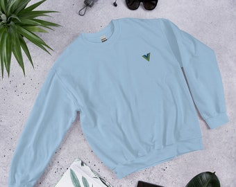 Vue Embroidered Sweatshirt, Vue Logo Sweatshirt, Vue Sweatshirt