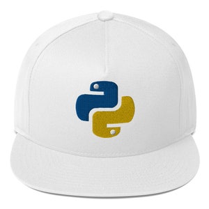 Python Flat Bill Cap, Python Hat, Python Cap Hat