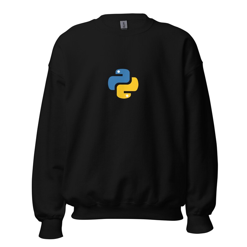 Python Sweatshirt, Python Coding Sweatshirt, Python Logo, Python