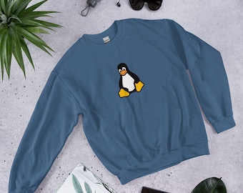"Linux Pinguin (Tux)" Sweatshirt, Tux Sweatshirt,"Linux,Linux Sweatshirt"